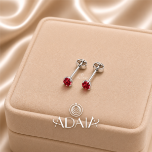 Zircon Rojo 4 Puntas 1.5mm