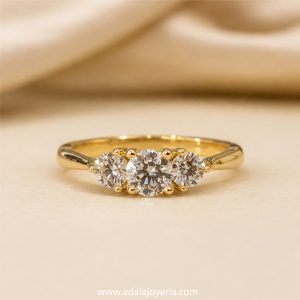Anillo 3 Cristales