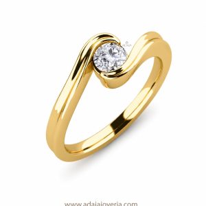 Anillo Cruce de Amor Oro 18k