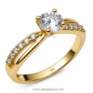 Anillo Lazo Oro 18k